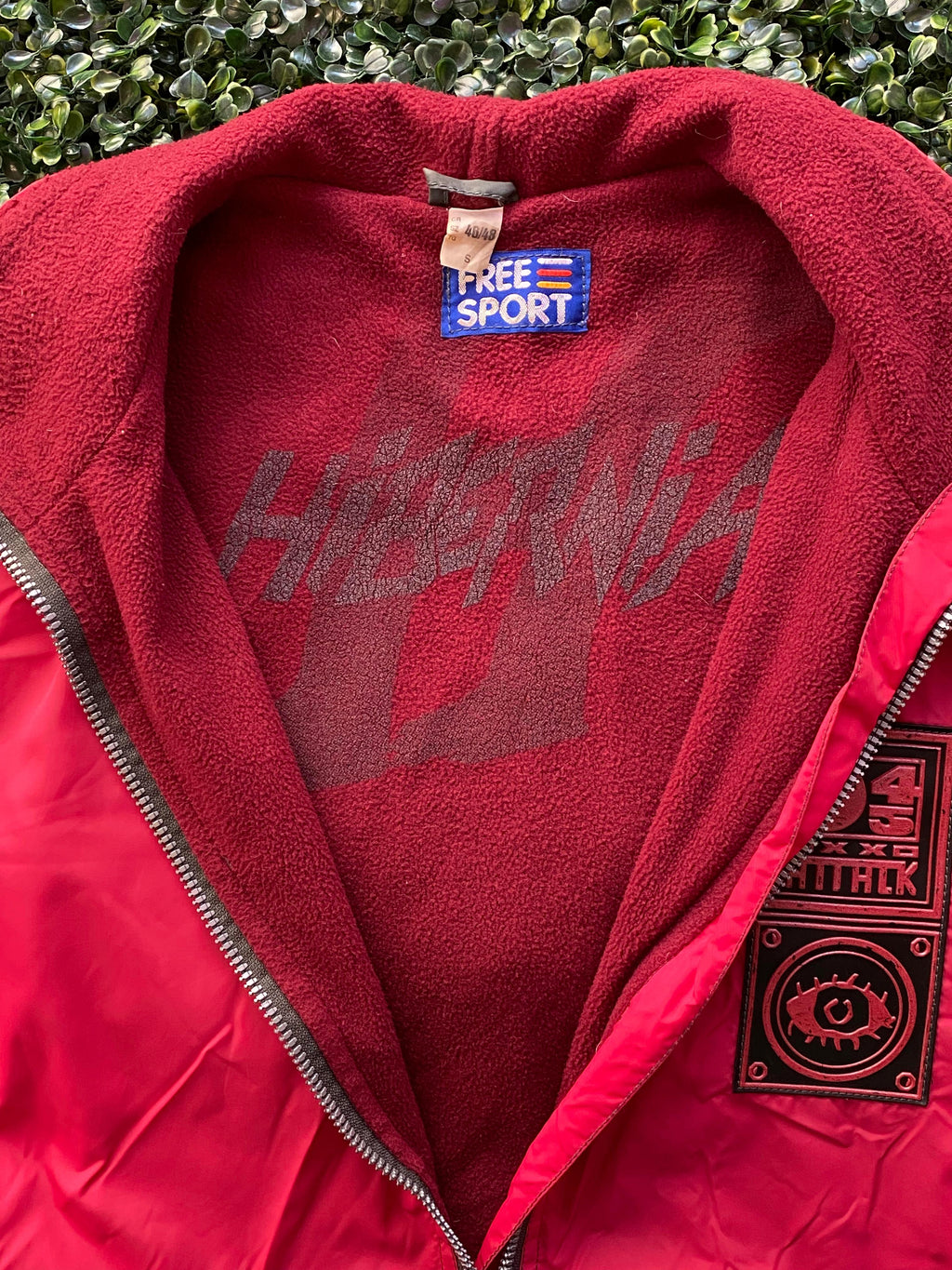 Free Sport Red Hot Track Zip-Up Jacket