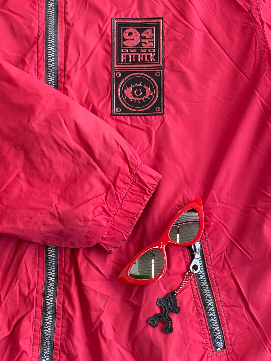 Free Sport Red Hot Track Zip-Up Jacket