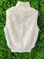 Tally Weijl Faux Fur Zip-Up Gilet