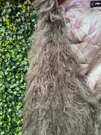 FB Sister Grey Faux Fur Sleeveless Gilet