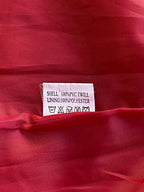 Oviesse Red Faux Leather Zip-Up Jacket