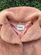 Stand Dusty Pink Teddy Coat