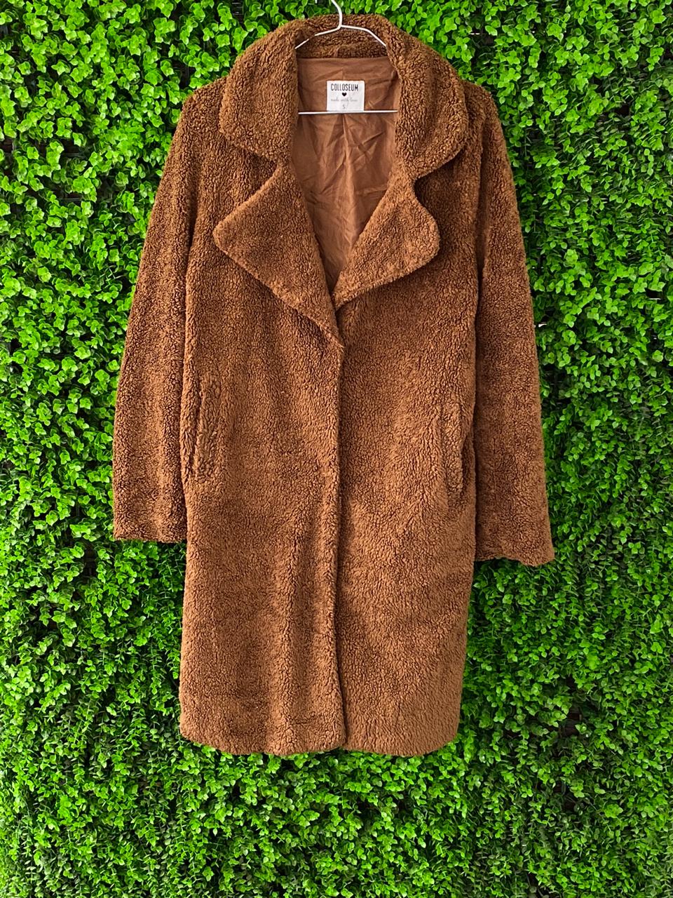 Colloseum Brown Teddy Coat