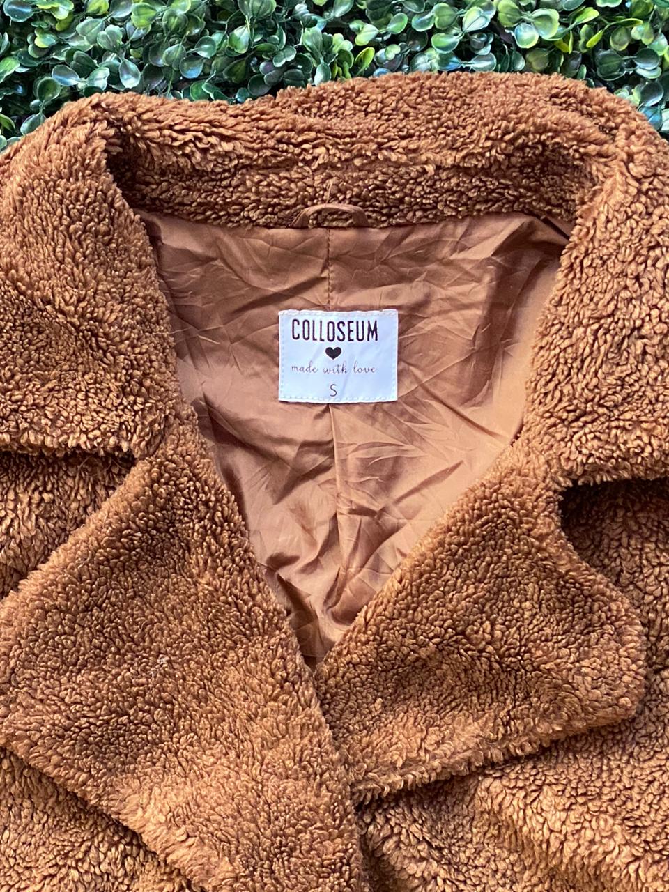 Colloseum Brown Teddy Coat