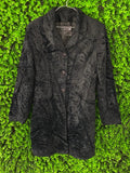 Collection Simone Paris Black Faux Fur Coat