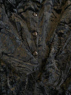 Collection Simone Paris Black Faux Fur Coat