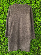 M.A.P.P Jeans Grey Textured Longline Cardigan Coat