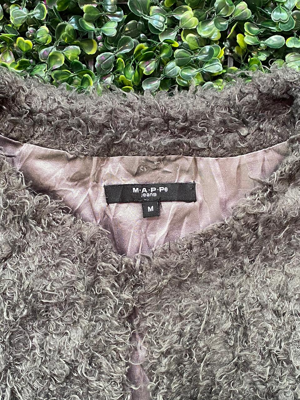M.A.P.P Jeans Grey Textured Longline Cardigan Coat