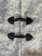 Manguun Cream Faux Fur Toggle Vest
