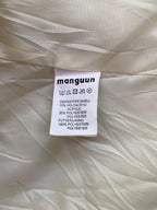 Manguun Cream Faux Fur Toggle Vest