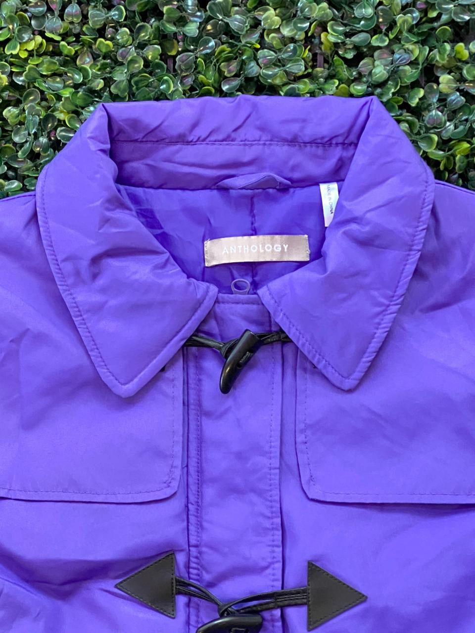 Anthology Purple Toggle Coat