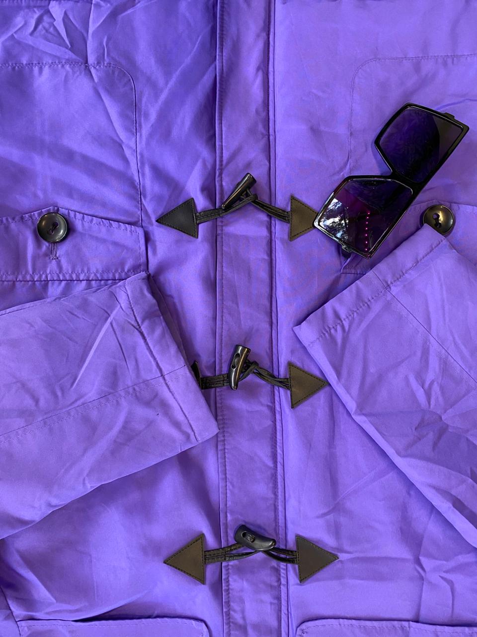 Anthology Purple Toggle Coat