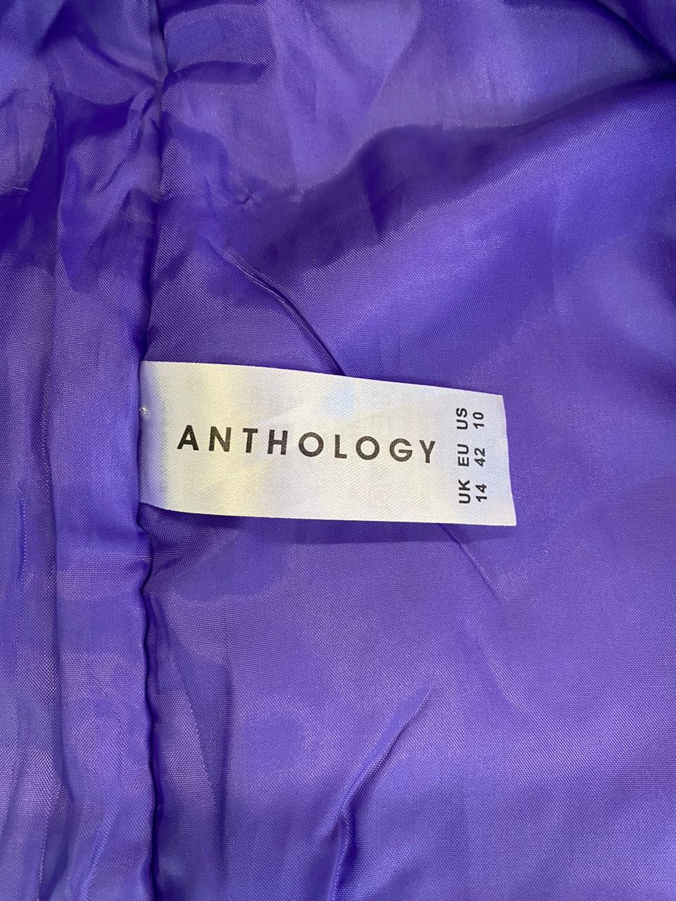 Anthology Purple Toggle Coat