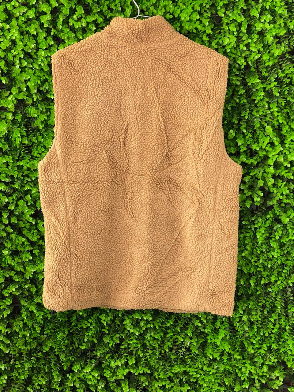 Pull&Bear Camel Teddy Gilet