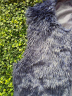 Navy Faux Fur Vest