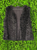 Gina Benotti Black Faux Fur Vest