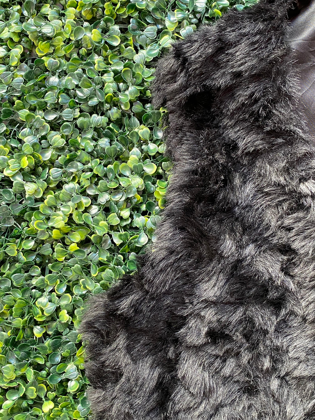 Gina Benotti Black Faux Fur Vest