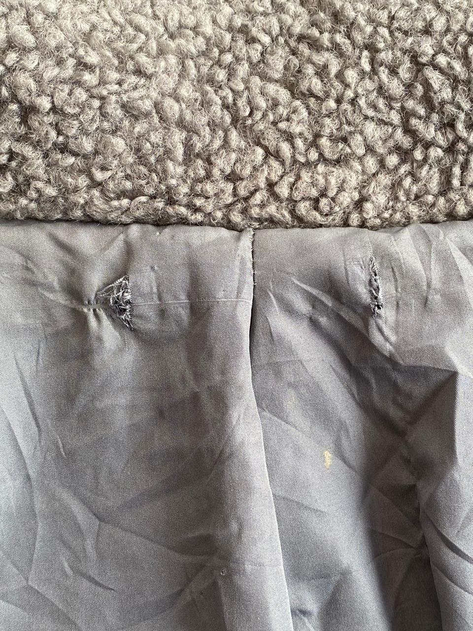 Grey Teddy Longline Coat