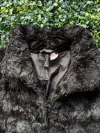 H&M Black Faux Fur Jacket