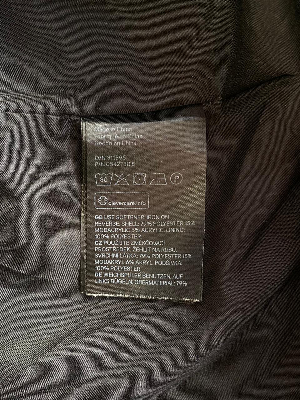 H&M L.O.G.G. Black Teddy Jacket