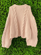 Cotton On Cream Chunky Knit Cardigan