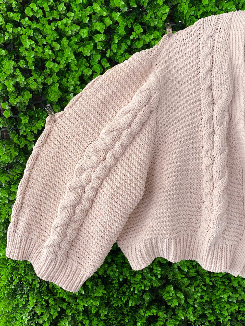 Cotton On Cream Chunky Knit Cardigan