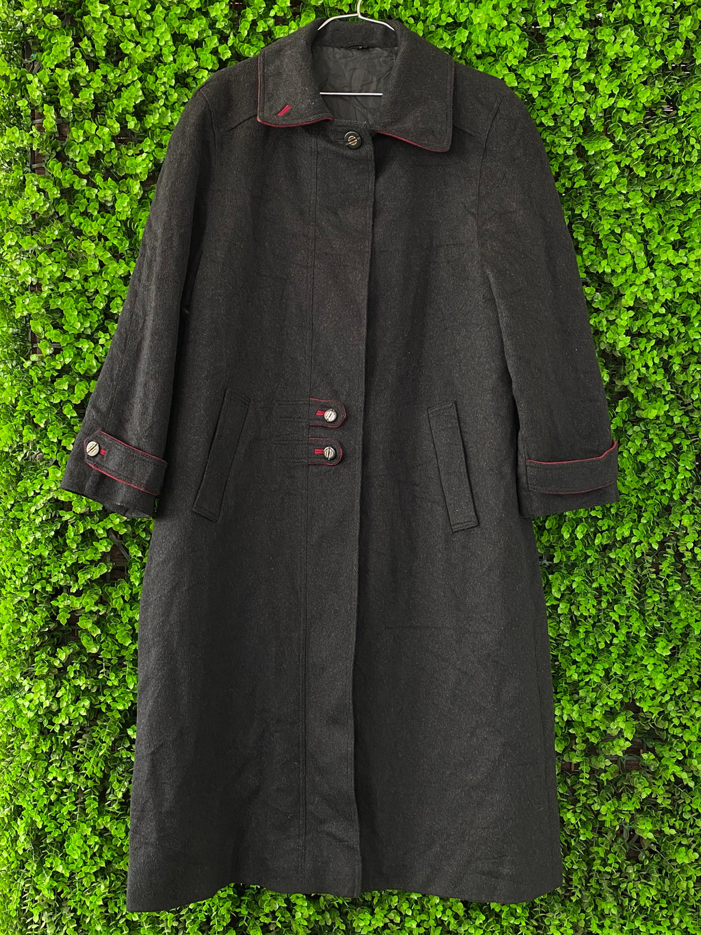 Aquilla Alpacca Loden Longline Wool Blend Coat
