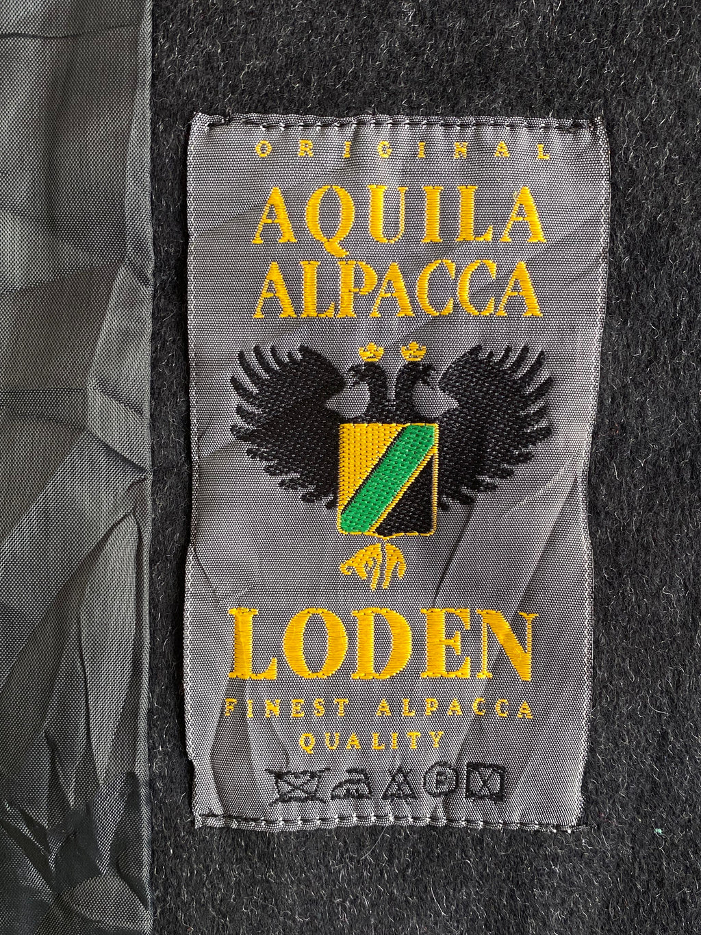 Aquilla Alpacca Loden Longline Wool Blend Coat