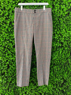 Mango Suit Check Tailored Pants