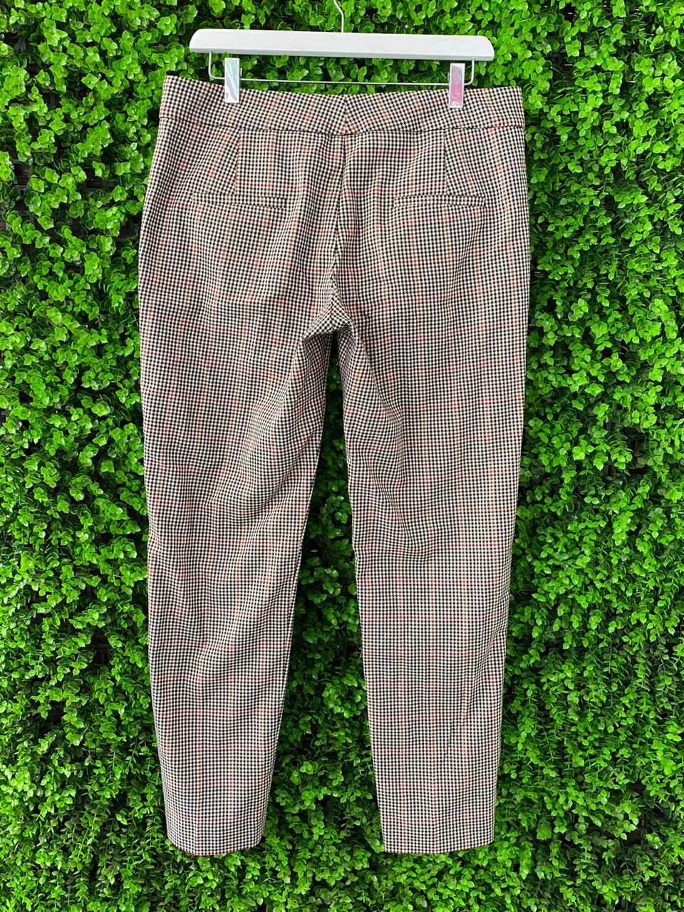 Mango Suit Check Tailored Pants