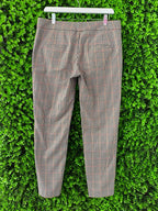 Mango Suit Check Tailored Pants