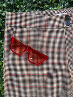 Mango Suit Check Tailored Pants