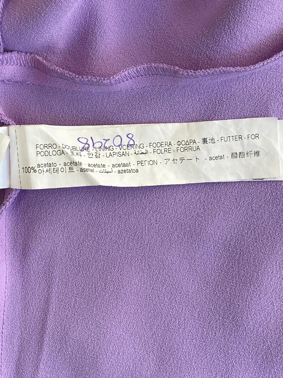 Zara Lilac Tie-Waist Mini Skirt
