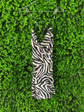 H&M Divided Zebra Print Slip Dress