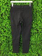 Zara Basic Black Eyelet Waist Pants