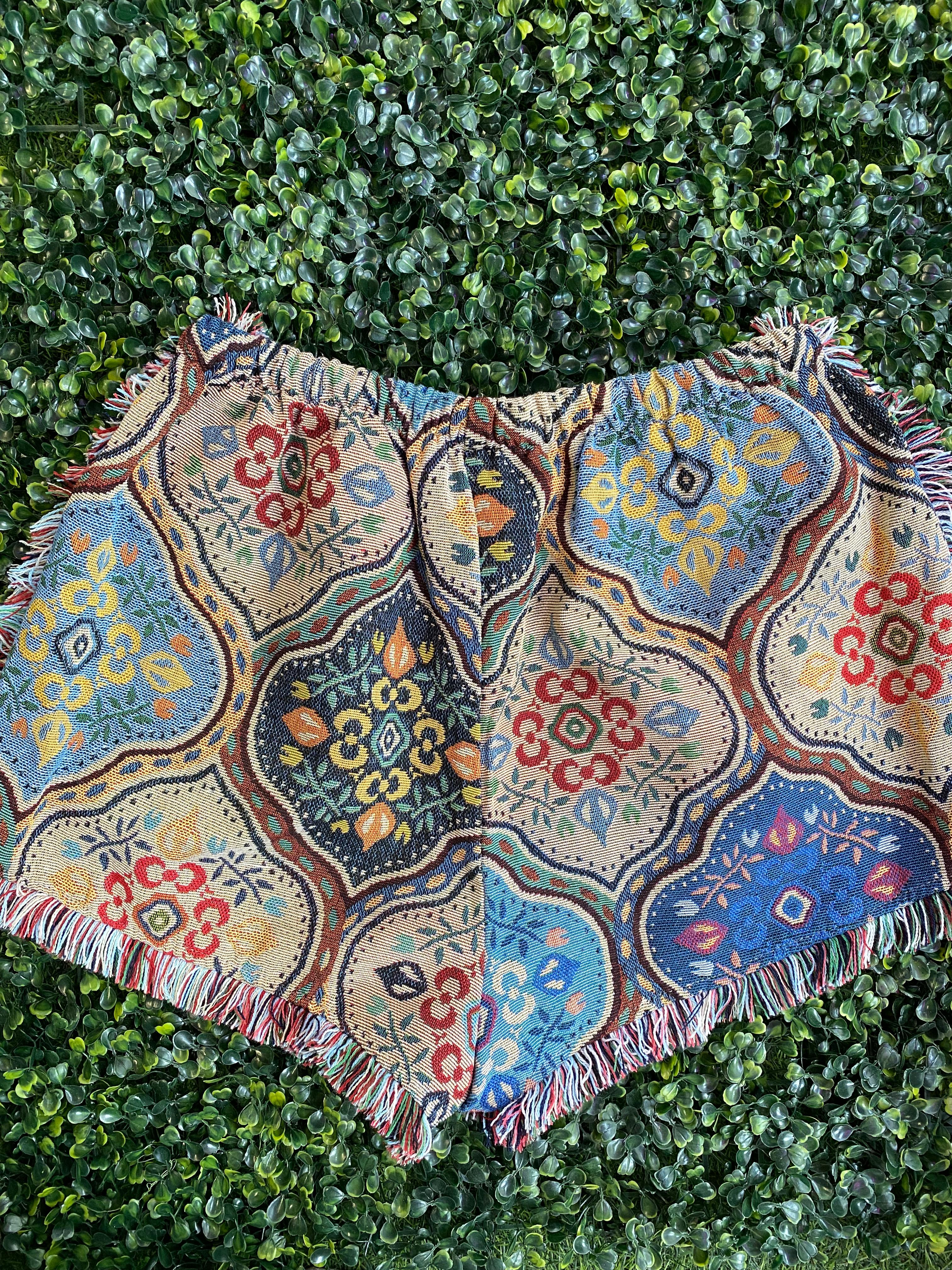 Tapestry Print Two-Piece Set