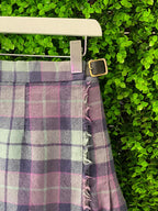 James Pringle Weavers of Inverness Wool Tartan Pleated Skirt