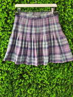 James Pringle Weavers of Inverness Wool Tartan Pleated Skirt