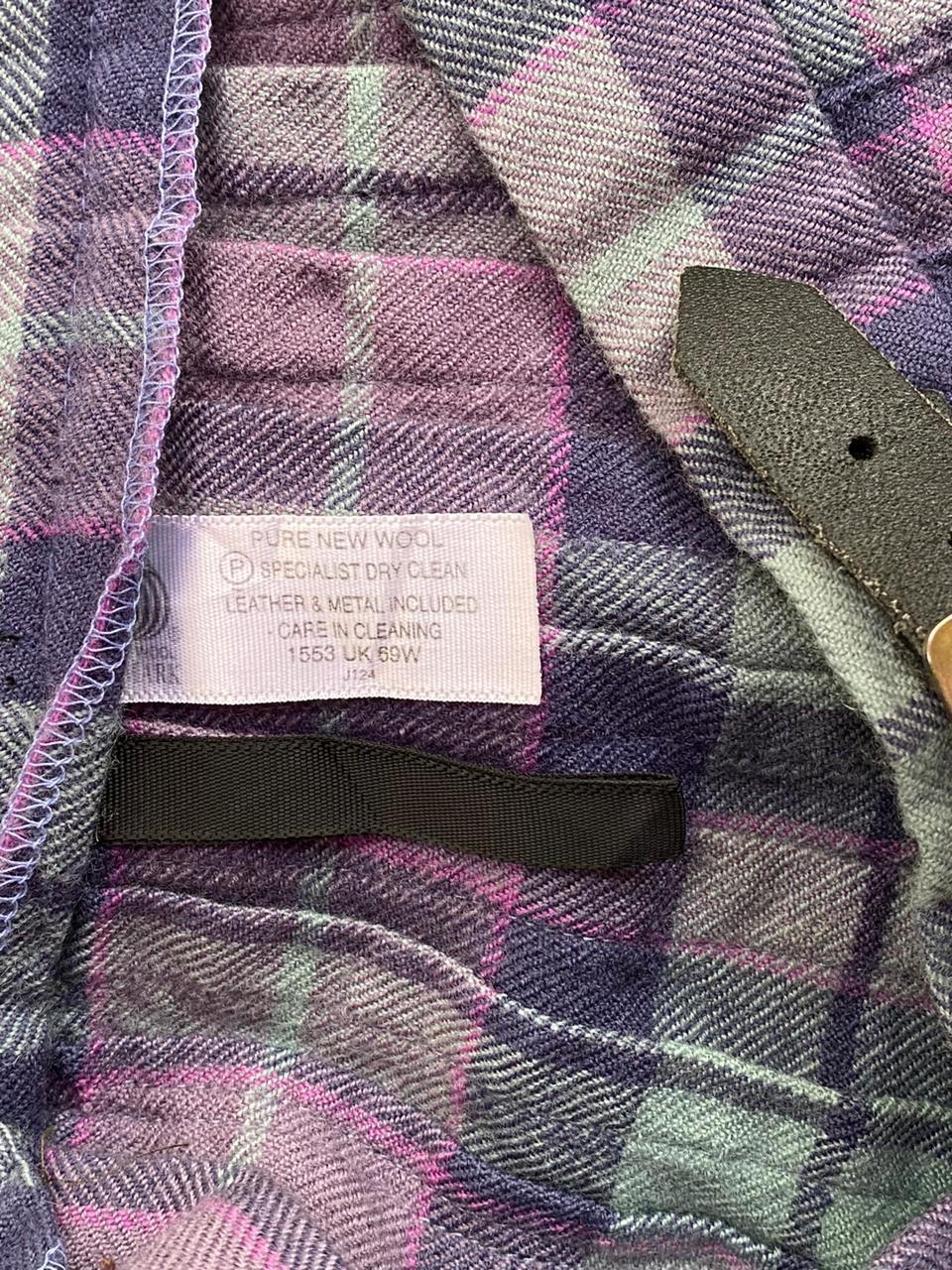 James Pringle Weavers of Inverness Wool Tartan Pleated Skirt