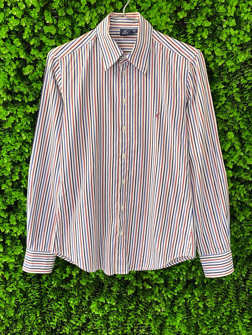 Polo Striped Cotton Button-Up Shirt