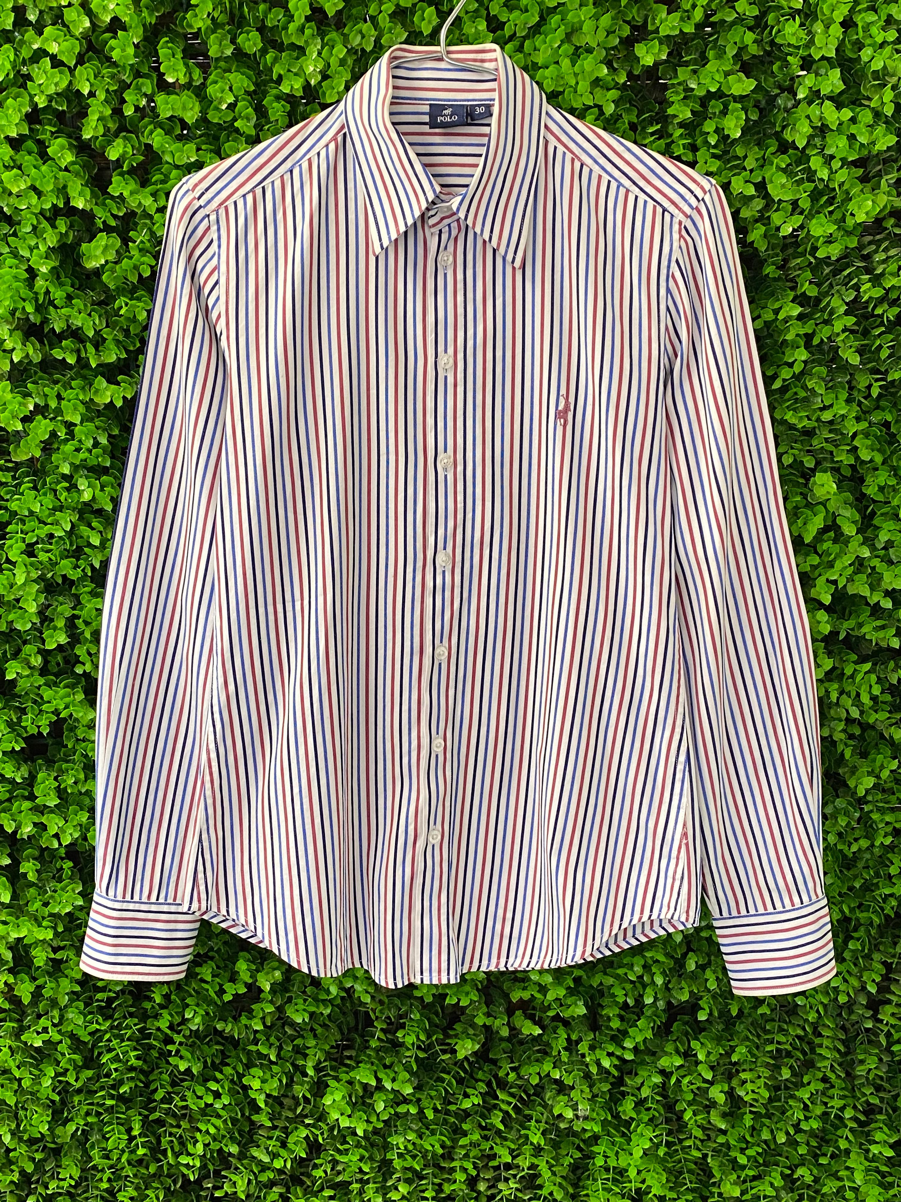 Polo Striped Cotton Button-Up Shirt