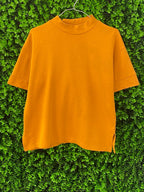 Zara Mustard High Neck Knit Top