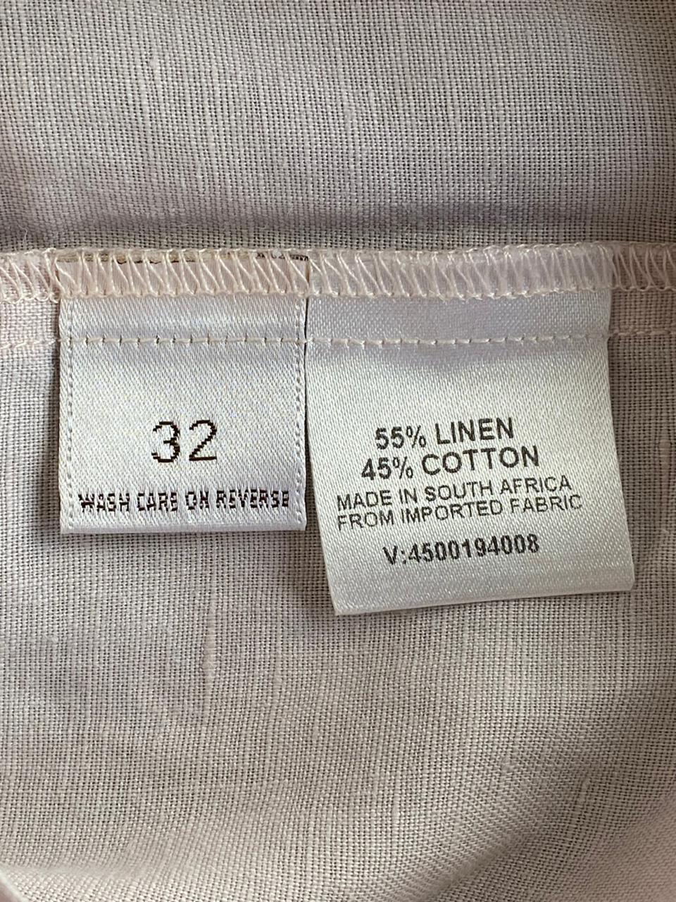 Jenni Button Linen-Cotton Pleated Shorts with Pockets