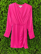 Los Angeles Atelier & Other Stories Hot Pink Satin Mini Dress