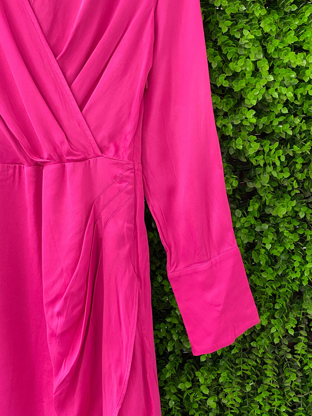Los Angeles Atelier & Other Stories Hot Pink Satin Mini Dress
