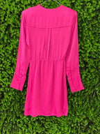 Los Angeles Atelier & Other Stories Hot Pink Satin Mini Dress