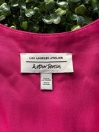 Los Angeles Atelier & Other Stories Hot Pink Satin Mini Dress