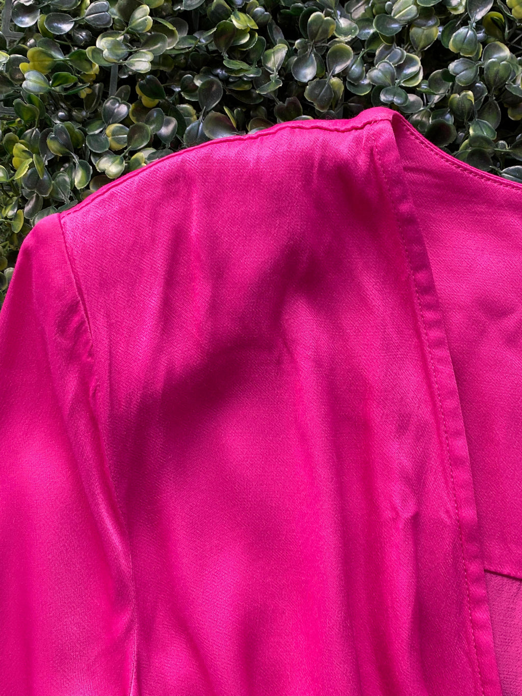 Los Angeles Atelier & Other Stories Hot Pink Satin Mini Dress