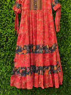 Floral Boho Tiered Maxi Dress