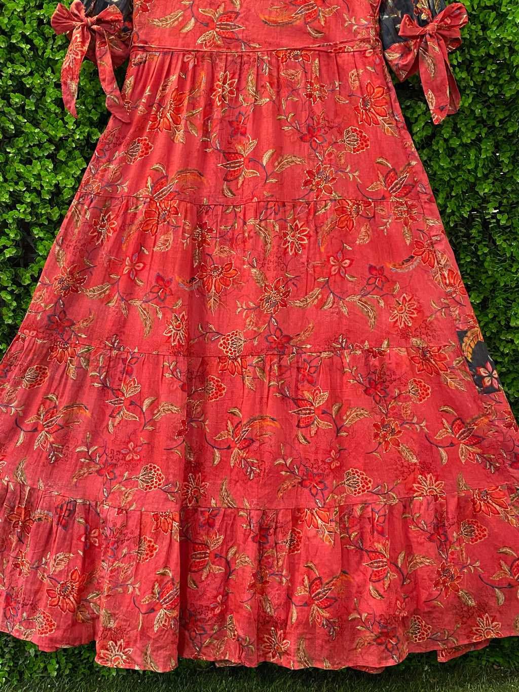 Floral Boho Tiered Maxi Dress